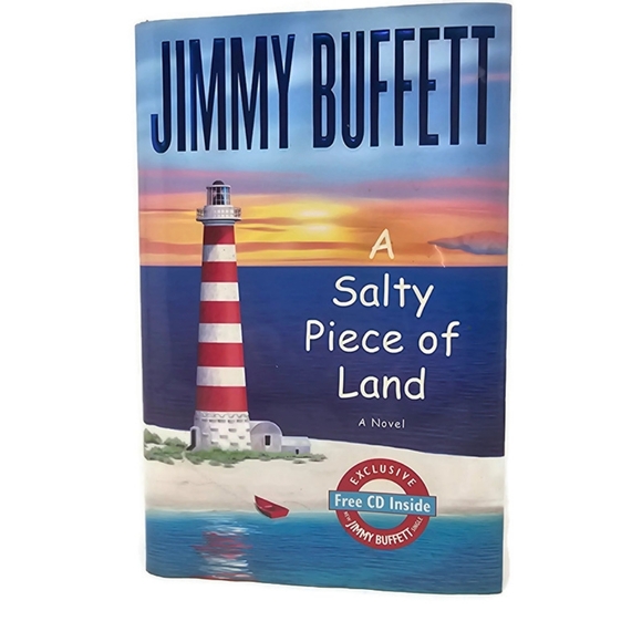 Jimmy Buffett Novel "A Salty Piece of Land" with Exclusive Free CD - Picture 1 of 5